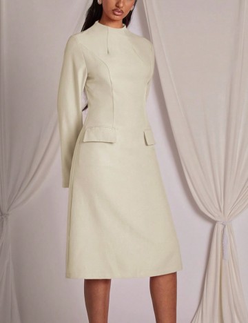 Rochie midi Shein, bej