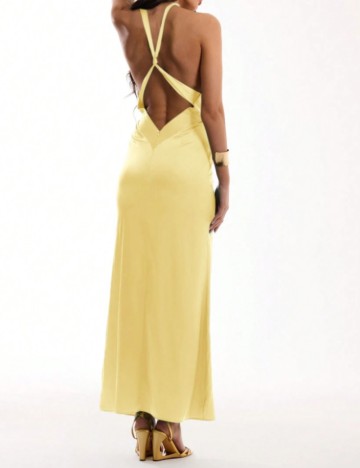 Rochie maxi MUSERA by Shein, galben