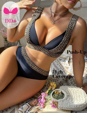 Costum de baie Shein, negru