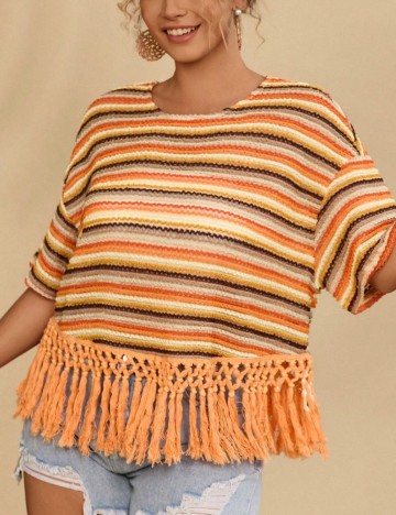 Tricou Shein Curve+, mix culori