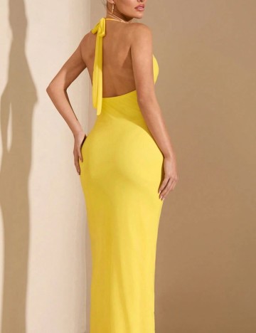 Rochie maxi Shein, galben