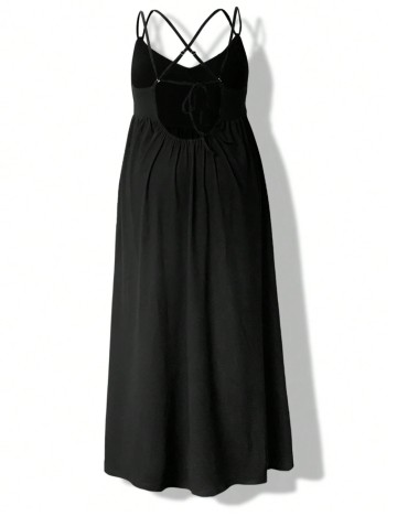 Rochie maxi Shein Curve+, negru
