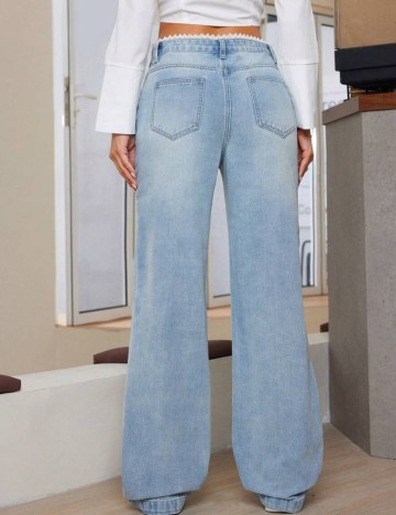 Jeans Shein, albastru