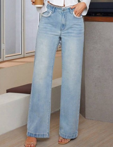 Jeans Shein, albastru