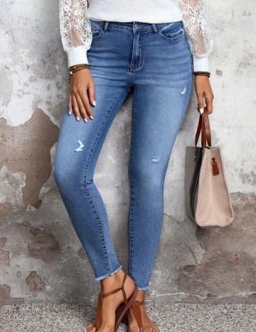 Jeans Shein, albastru