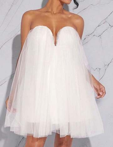 Rochie mini Shein, alb