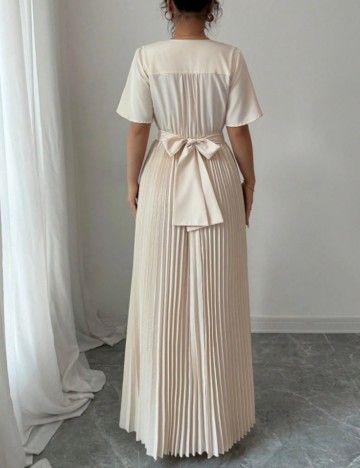 Rochie maxi Shein, crem