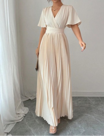 Rochie maxi Shein, crem