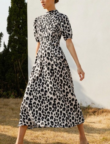 Rochie midi Shein, mix culori