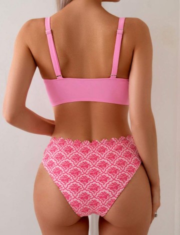 Costum de baie Shein, roz