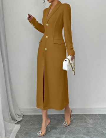 Rochie Tip Sacou Shein, maro