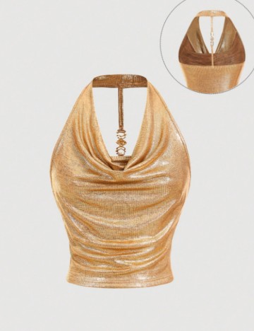 Top Shein, auriu