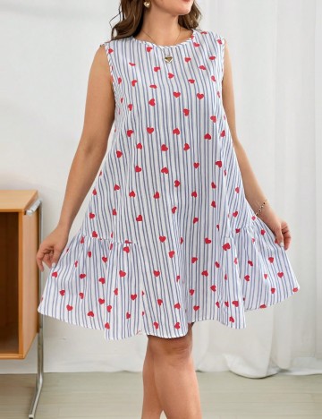 Rochie mini Shein Curve+, mix culori