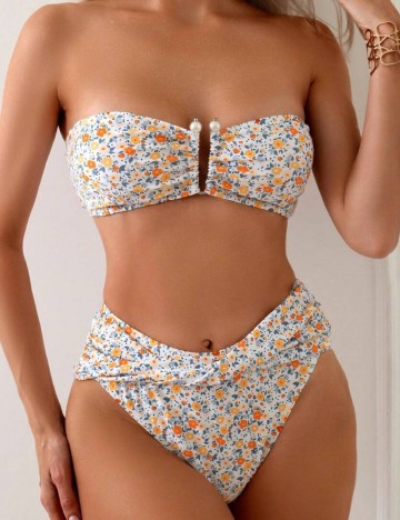 Costum de baie Shein, mix culori