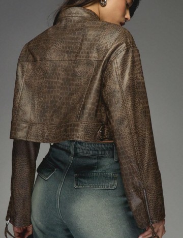 Jachetă Missguided by Shein, maro
