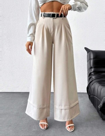 Pantaloni Shein, crem