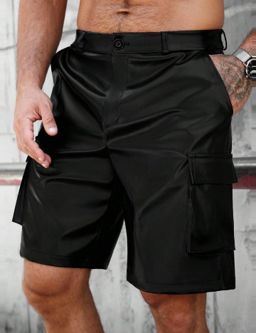 Pantaloni scurți MANFINITY by Shein, negru