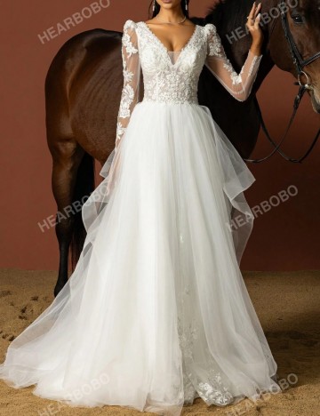 Rochie de ocazie și bridal Shein, alb