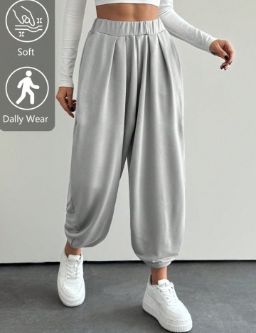 Pantaloni Shein, gri