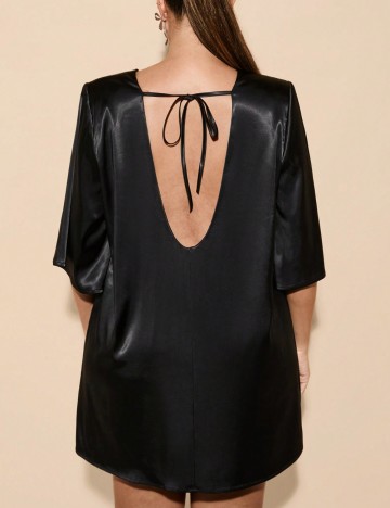 Rochie mini Shein Curve+, negru