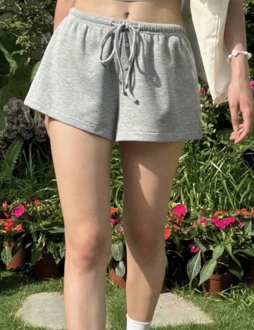 Pantaloni scurți Shein, gri