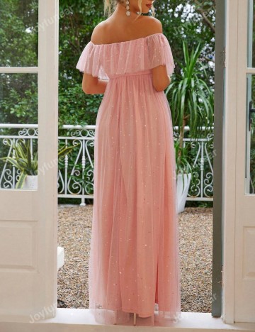 Rochie maxi Shein, roz