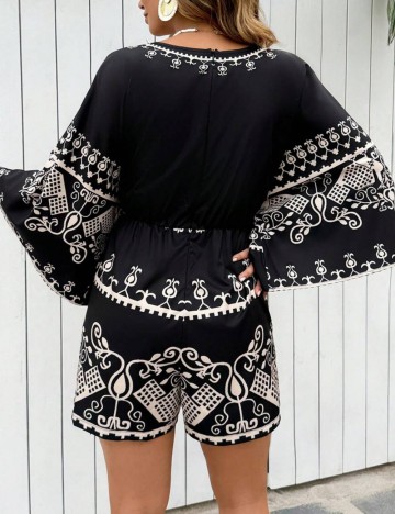 Salopetă scurtă Shein Curve+, mix culori