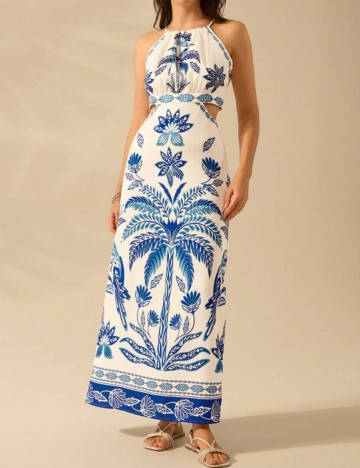 Rochie maxi Shein, mix culori