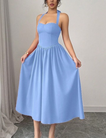 Rochie midi Shein, albastru