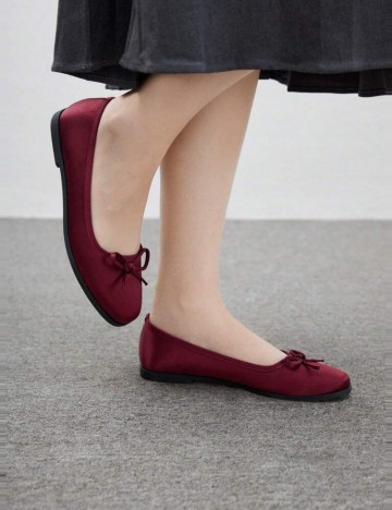 Balerini CUCCOO by SHEIN, vișiniu