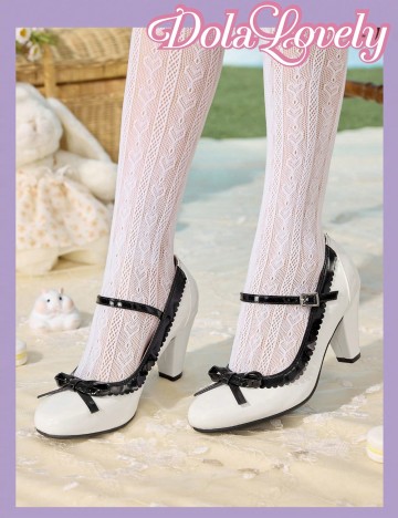 Pantofi cu toc Shein, alb
