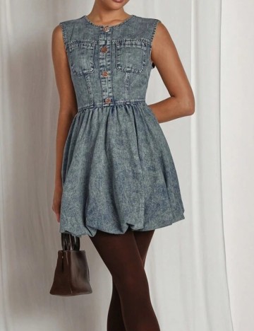Rochie de blugi Shein, albastru