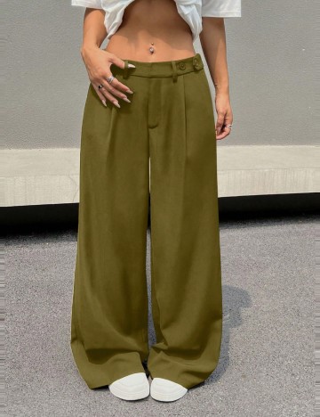 Pantaloni Shein, verde