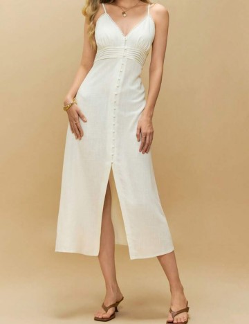Rochie midi Shein, crem