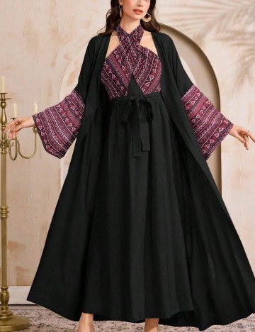 Set Rochie și Cardigan Shein, negru