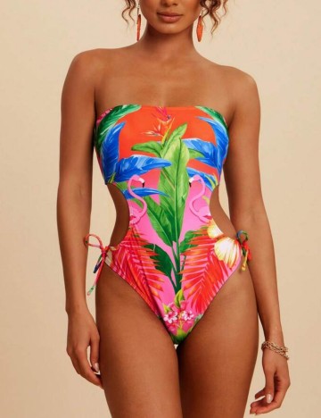 Costum de baie întreg Shein, mix culori
