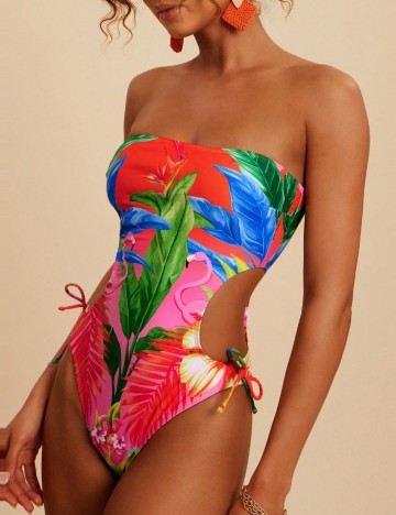 Costum de baie întreg Shein, mix culori