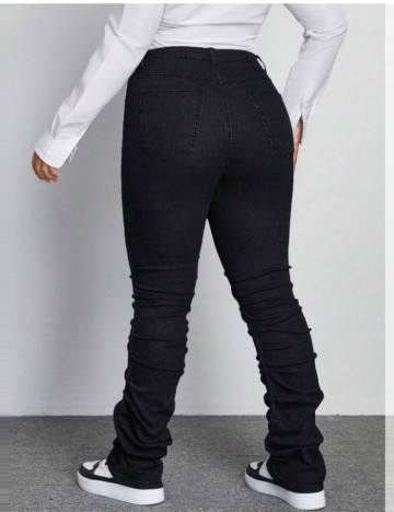 Jeans Shein Curve+, negru