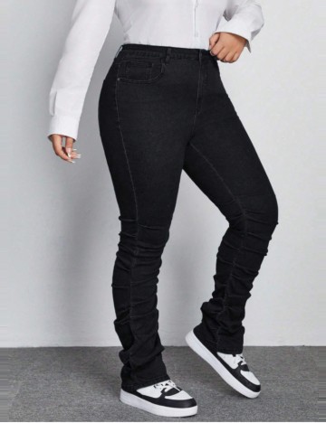 Jeans Shein Curve+, negru