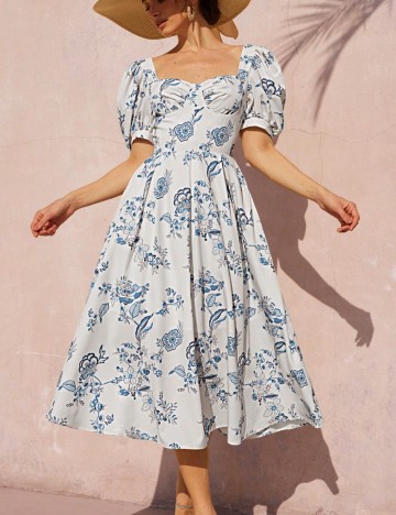 Rochie midi Shein, crem