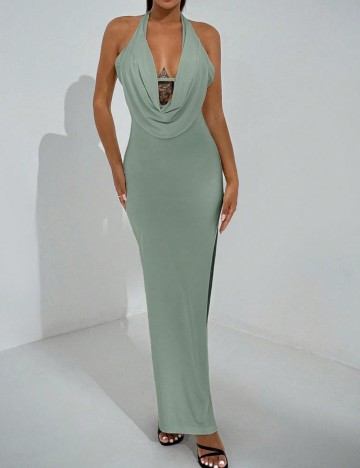 Rochie maxi Shein, verde