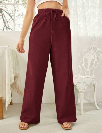 Pantaloni Shein, vișiniu