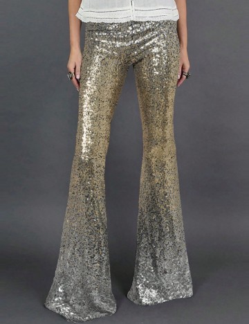 Pantaloni Shein, auriu