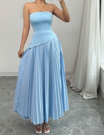 Rochie maxi Shein, albastru