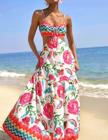 Rochie maxi Shein, alb