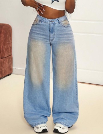 Jeans Shein, albastru