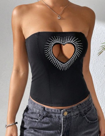 Top Shein, negru