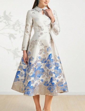 Rochie midi Shein, bej