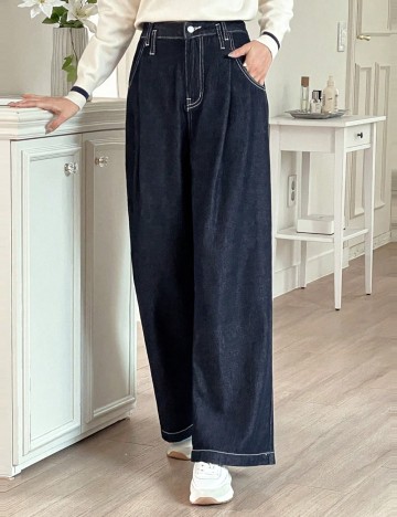 Jeans DAZY by Shein, bleumarin