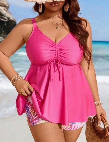Costum de baie Shein Curve+, mix culori